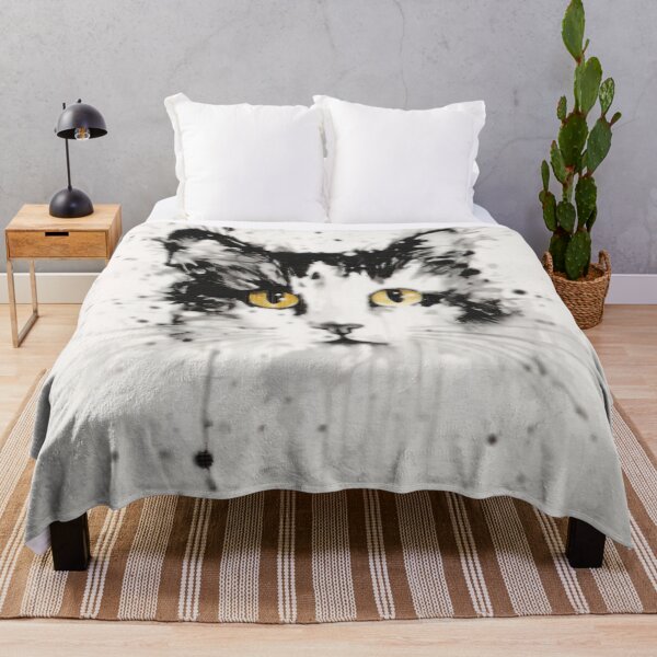 Item preview, Black and White Cat designed and sold by Ebuch007.