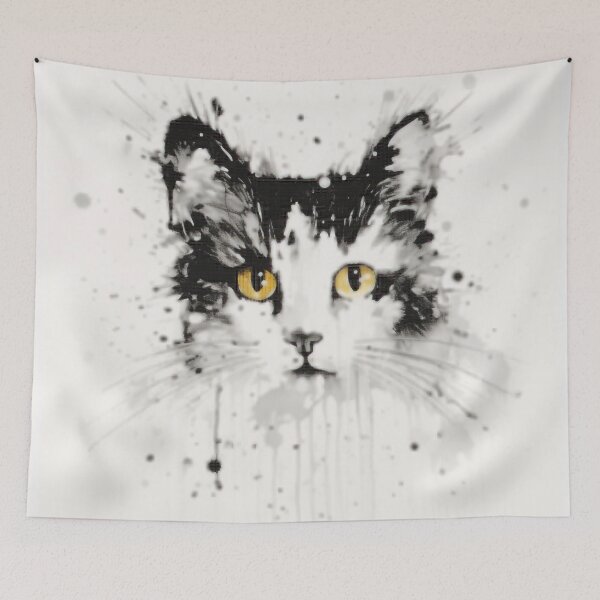 Item preview, Black and White Cat designed and sold by Ebuch007.