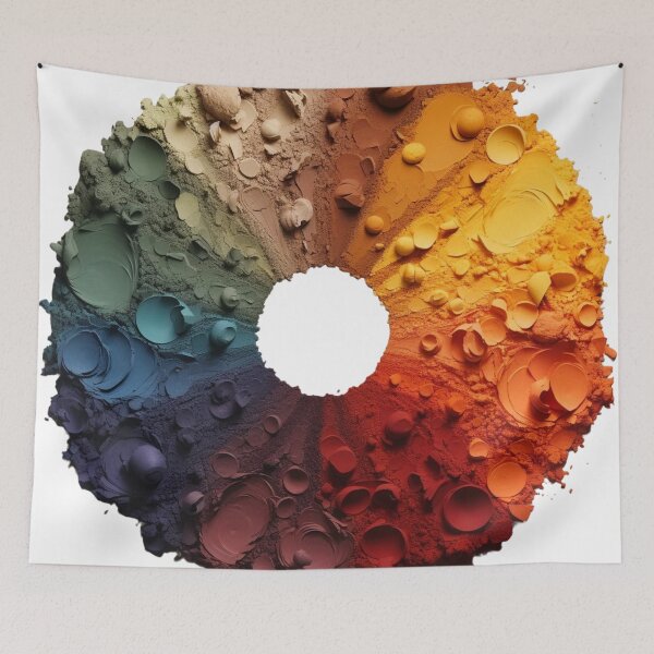 Item preview, Colorful wheel with irregular shapes designed and sold by Tedos7.