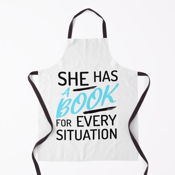 Item preview, She Has A Book For Every Situation Black designed and sold by PMCreative.