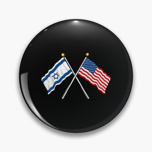 Item preview, USA and Israel Waving Flags Stand with Israel designed and sold by RebelsErickson.