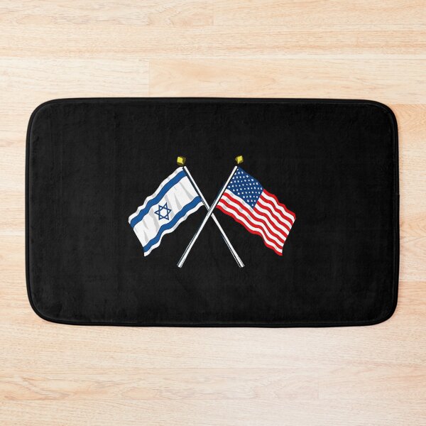 Item preview, USA and Israel Waving Flags Stand with Israel designed and sold by RebelsErickson.