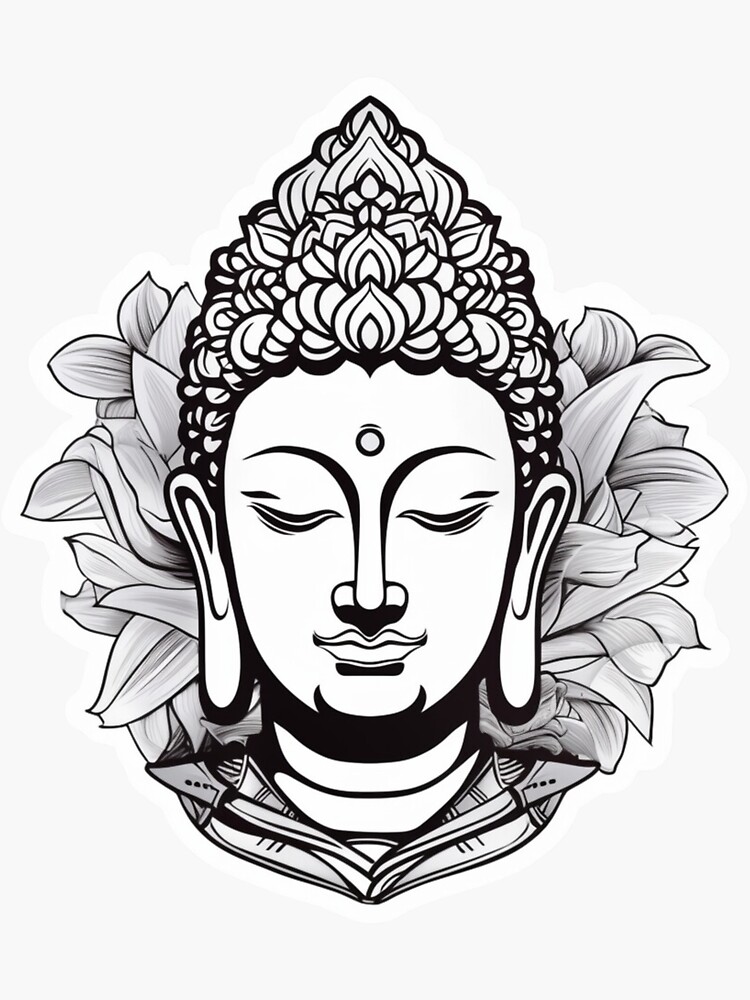 Buddha Black and White Vector Images (over 3,100)-omiya.com.vn