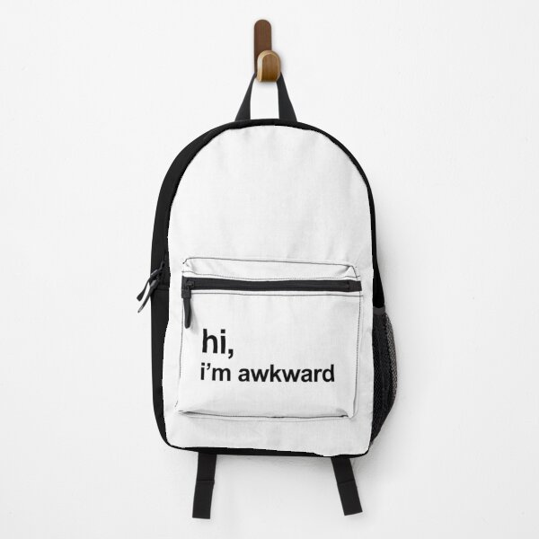 Item preview, Hi I'm Awkward Funny Sarcastic Anxiety Quote designed and sold by quarantine81.