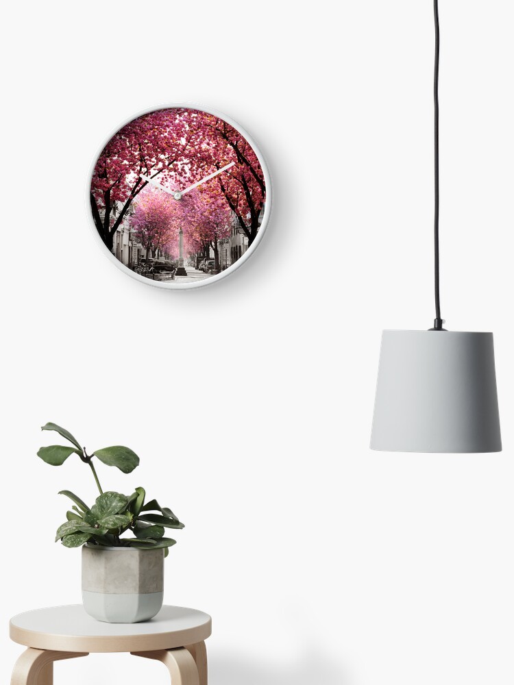 Thumbnail 2 von 4, Uhr, Kirschblüte Bonn, Bester Tag im Frühling designt und verkauft von VictoriaBonn.