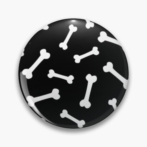 Item preview, Crossbones pattern - black & white background, goth, halloween, pets, spooky, pirate designed and sold by ArtfulOctopus.