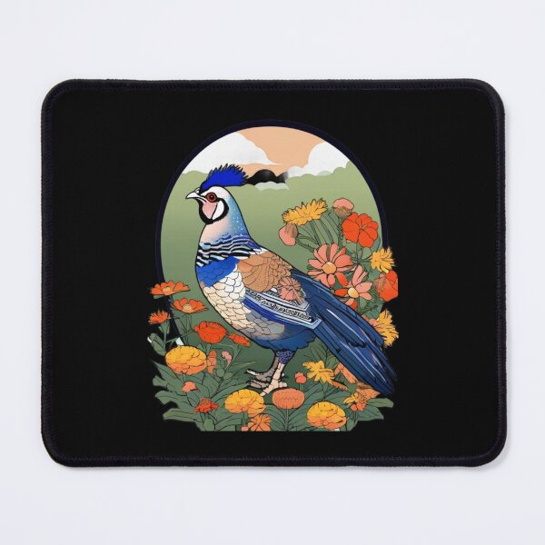 Item preview, prairie chicken in flowers designed and sold by EuropeanPrints.