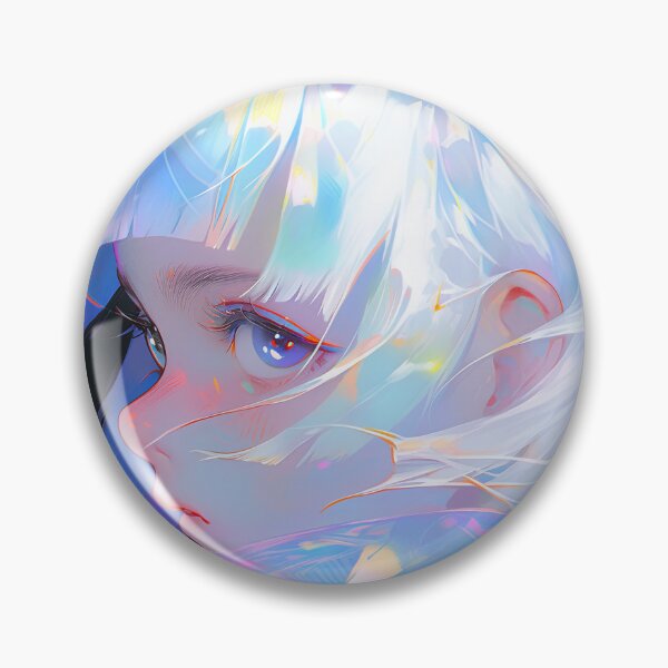 Item preview, Soft Bright Neon Pastel Anime Girl designed and sold by bubblegoth.