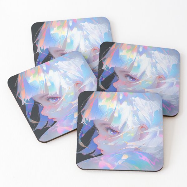 Item preview, Soft Bright Neon Pastel Anime Girl designed and sold by bubblegoth.