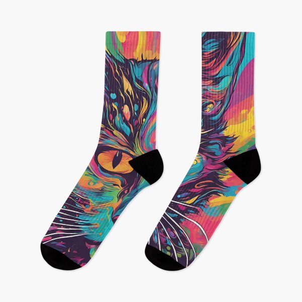 Item preview, Trippy Rave Cat designed and sold by TheOmiverse.