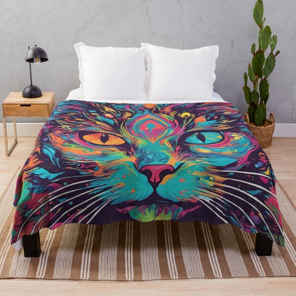 Item preview, Trippy Rave Cat designed and sold by TheOmiverse.