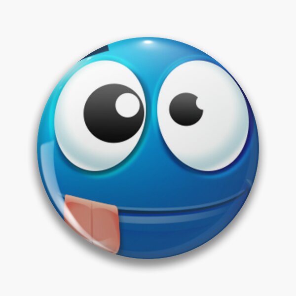 blue roblox emoji Sticker for Sale by goon-street