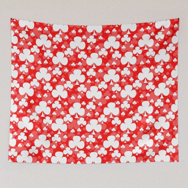 Item preview, Red And White Club Surface Pattern Design designed and sold by PatternTitan.
