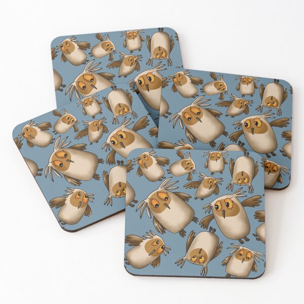 Item preview, LONG-EARED OWL FAMILY designed and sold by sunnyandpea.
