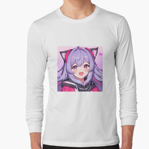 Genetically Engineered Catgirls For Domestic Ownership! T Shirt Diy Cotton  Big Size S-6xl Cat Girl Catgirl Cute Blue Ears Cat - T-shirts - AliExpress