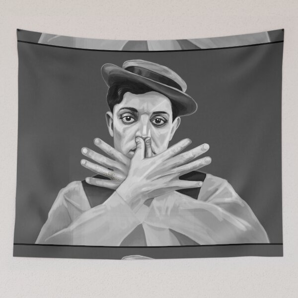 Item preview, Buster Keaton Painting designed and sold by AK-Hevonen.