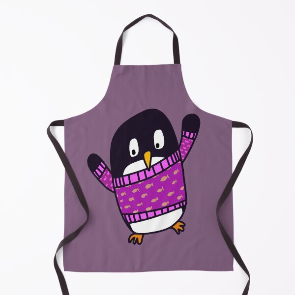 Item preview, PENELOPE THE PENGUIN IN A FISH JUMPER designed and sold by sunnyandpea.
