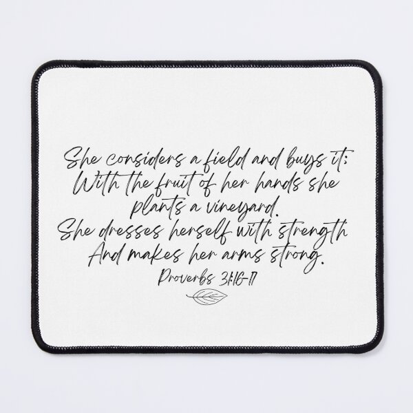 Item preview, She Considers a Field: Proverbs 31 designed and sold by MossHollow.