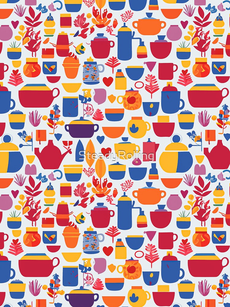 Thumbnail 4 of 4, iPhone Case, Kitchen Pattern designed and sold by SteadyRolling.