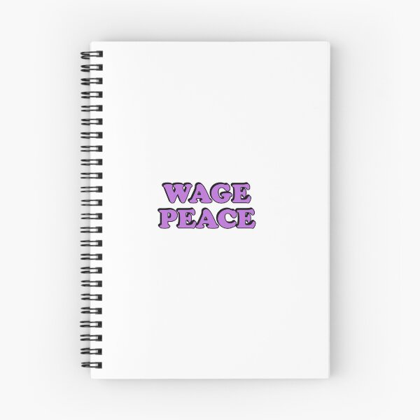 Item preview, WAGE PEACE NOT WAR designed and sold by Inspirationmotivation.