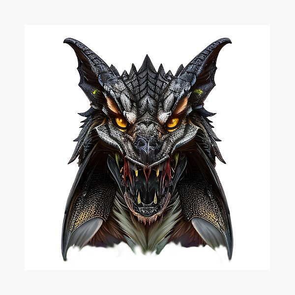 Item preview, Dragon face designed and sold by Artdsign256.