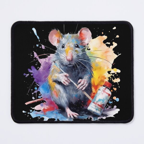 Item preview, Painter Rat watercolor designed and sold by K-Projects.