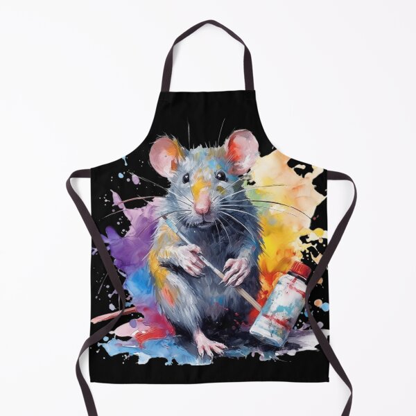 Item preview, Painter Rat watercolor designed and sold by K-Projects.
