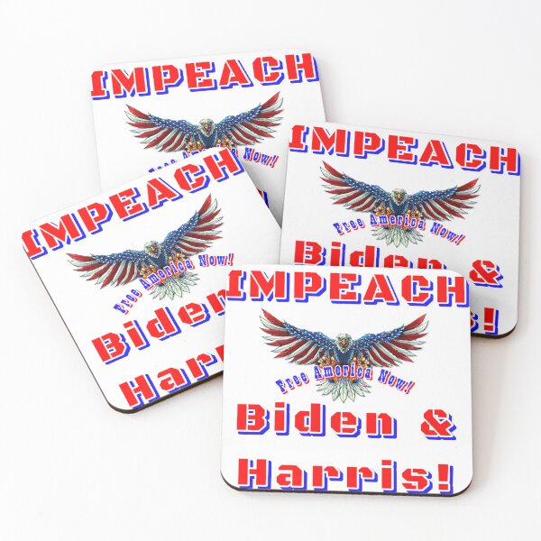 Aperçu de l'œuvre IMPECCEZ BIDEN ET HARRIS ! Libérez l’Amérique maintenant ! Par CBDOilPrincess créée et vendue par CBDOilPrincess.