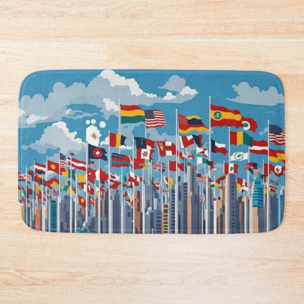 Item preview, "Harmony in Diversity: Celebrating United Nations Day". designed and sold by vectorillus.