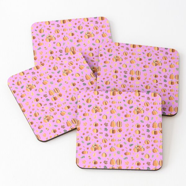 Item preview, Pumpkin and leafs pattern designed and sold by Ana Gorozpe.