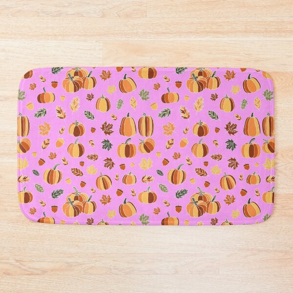 Item preview, Pumpkin and leafs pattern designed and sold by Ana Gorozpe.