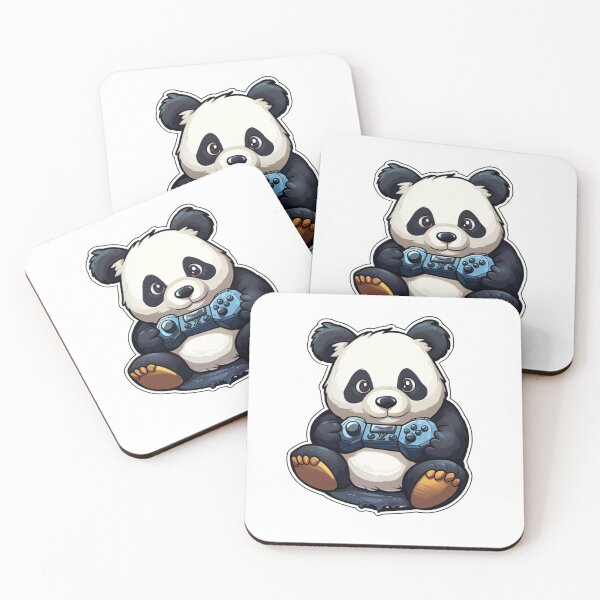 Item preview, Gaming Panda with Contrroller designed and sold by ArtFromBeyond.