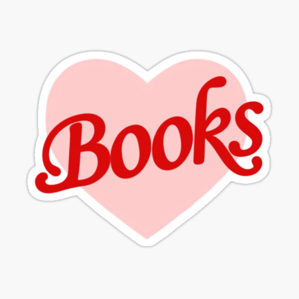 Books Sticker by deepfuze, Redbubble