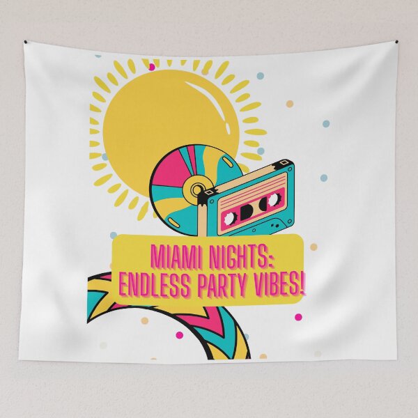 Item preview, Miami nights: Party vibes designed and sold by KindredSpiritsD.