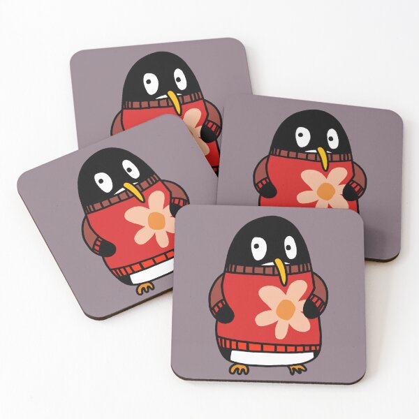 Item preview, PRISCILLA THE PENGUIN IN A FLOWERY JUMPER designed and sold by sunnyandpea.