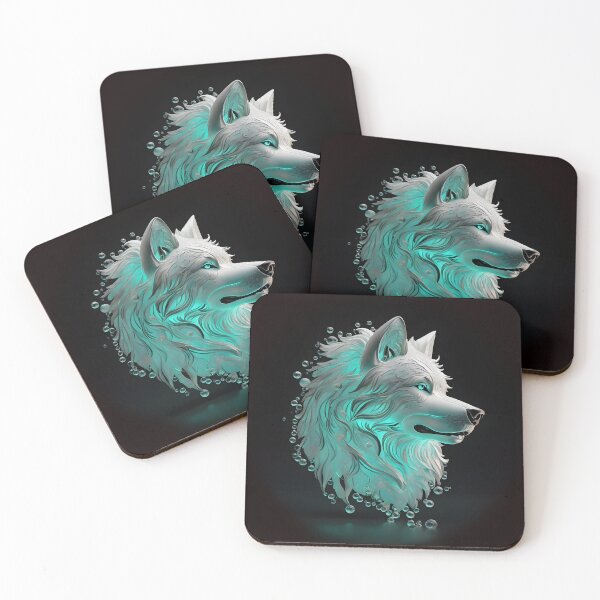 Item preview, Mystical wolf - turquoise designed and sold by My-fake-places.