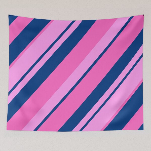 Item preview, Pink Lines - Blue Background designed and sold by tomorrowishere.