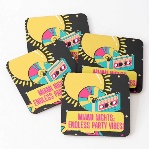 Item preview, Miami nights: Party vibes designed and sold by KindredSpiritsD.