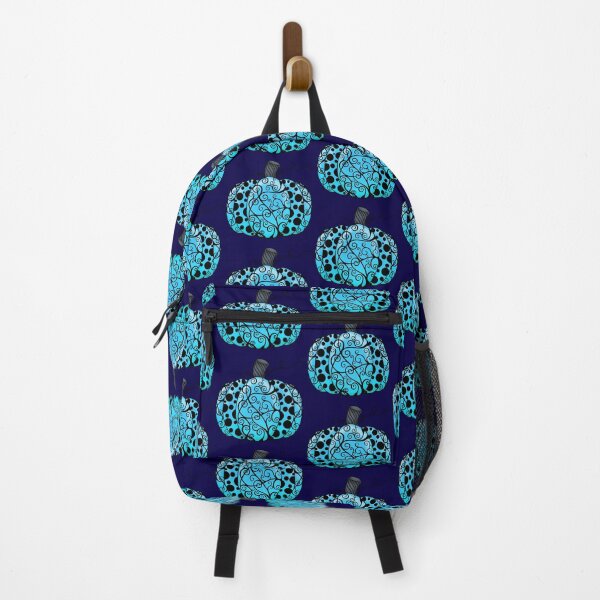 Item preview, Scroll & Dots Pumpkin in Aqua designed and sold by lezell.