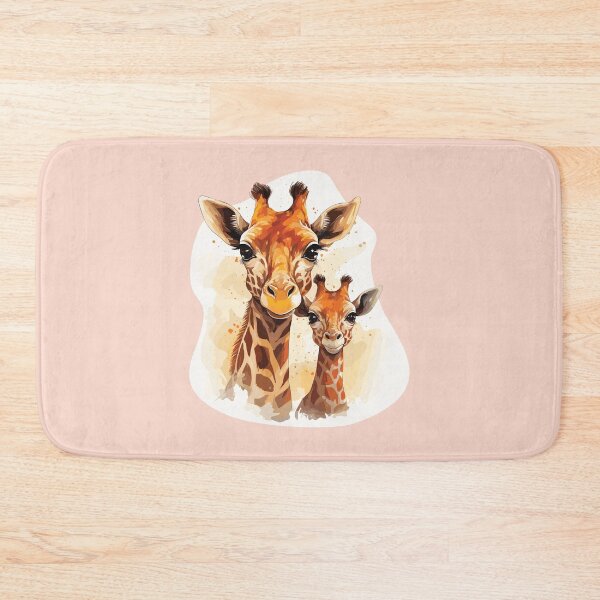 Artikelvorschau, Giraffen-Mutter und Baby entworfen und verkauft von inspiredalike.