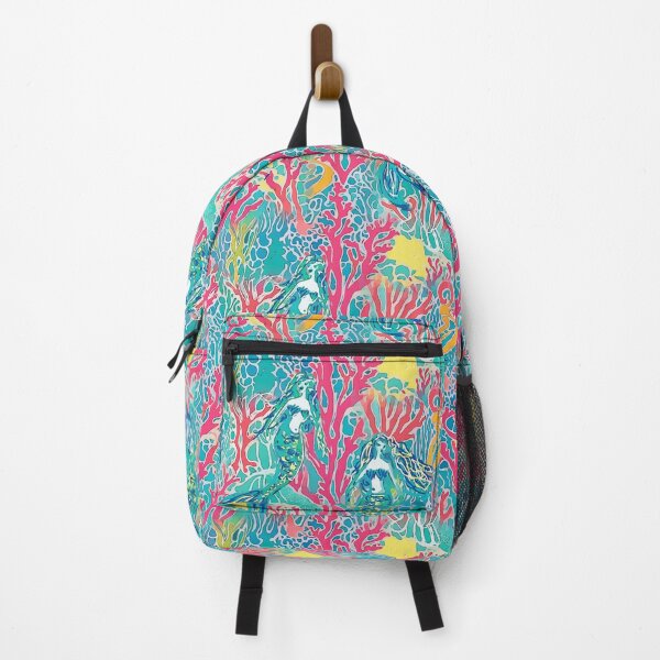 Item preview, Mermaids and coral reef preppy markers doodle designed and sold by SophieClimaArt.