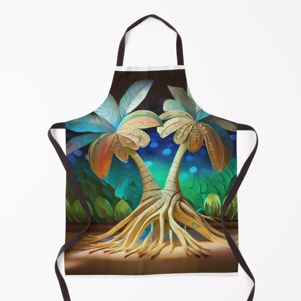 Item preview, Twin Flame Palm Trees: Spiritual Soul Connection Art designed and sold by rofocreative.
