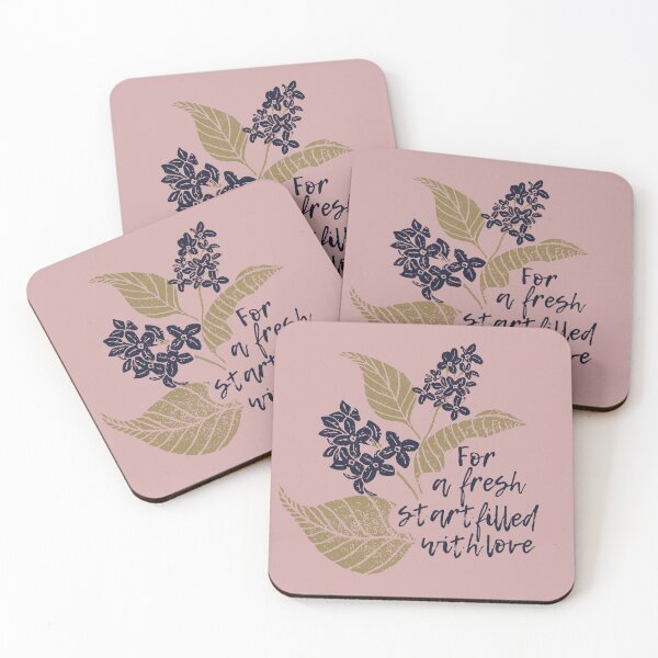 Item preview, Lilac Leafy Bloom Message designed and sold by Claudia S. Design.