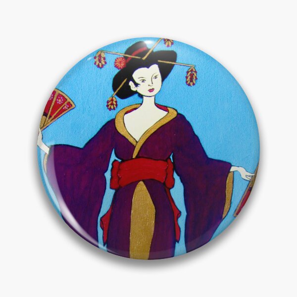 Item preview, Geisha with two fans designed and sold by Shulie1.