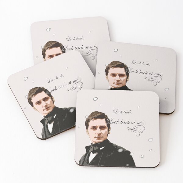 Item preview, North and South quote_Mr Thornton_ Look Back at me. designed and sold by FanitsaArt.