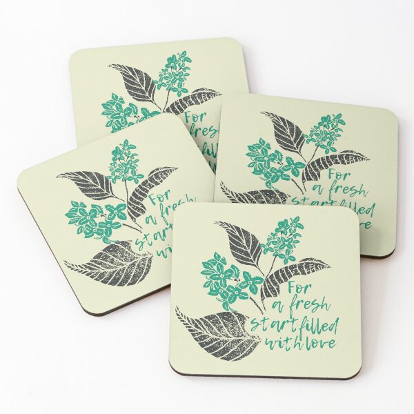 Item preview, Lilac Leafy Bloom Message designed and sold by Claudia S. Design.