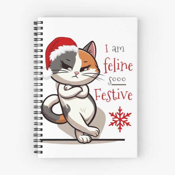 Item preview, Feline sooo Festive, contempt for Christmas  designed and sold by Fr0mtheMachine.