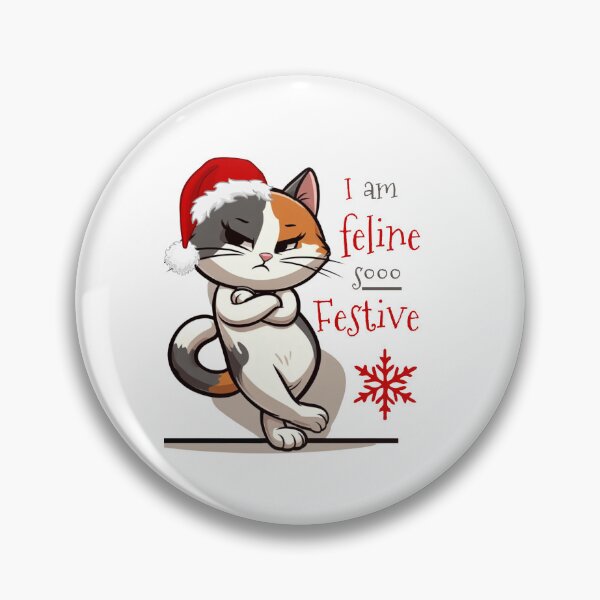 Item preview, Feline sooo Festive, contempt for Christmas  designed and sold by Fr0mtheMachine.