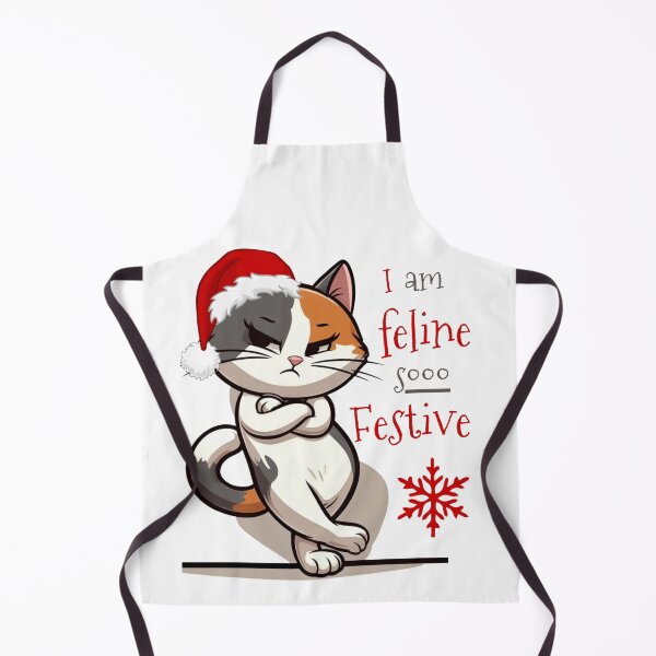 Item preview, Feline sooo Festive, contempt for Christmas  designed and sold by Fr0mtheMachine.