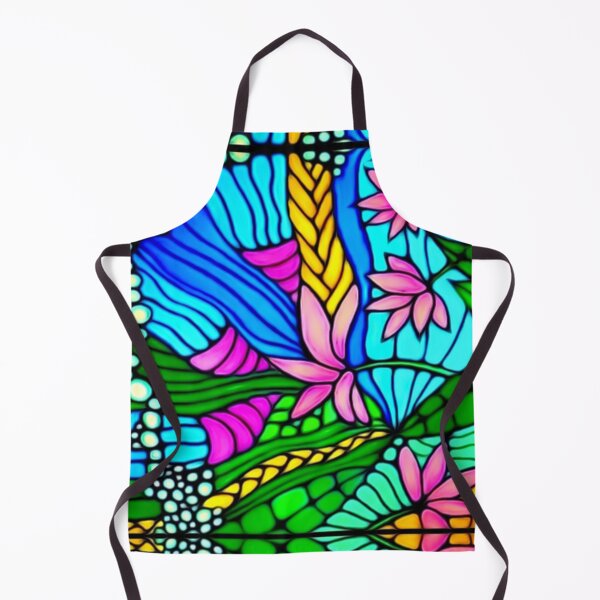 Item preview, Morning Dew Stained Glass Style designed and sold by FluidArtByLK.